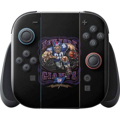 Liquid Blue NFL New York Giants Running Back Nintendo Switch 2 (2025) with Joy-Con Skin