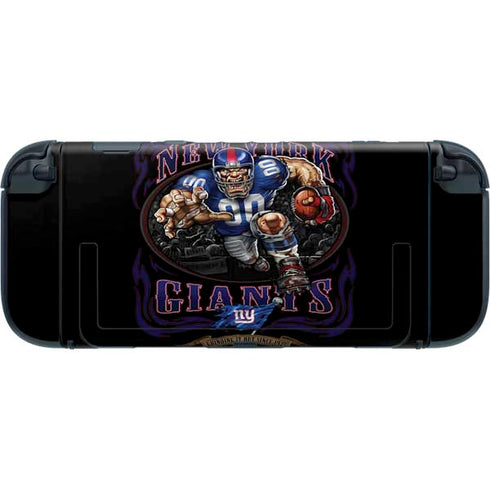 Liquid Blue NFL New York Giants Running Back Nintendo Switch 2 (2025) with Joy-Con Skin