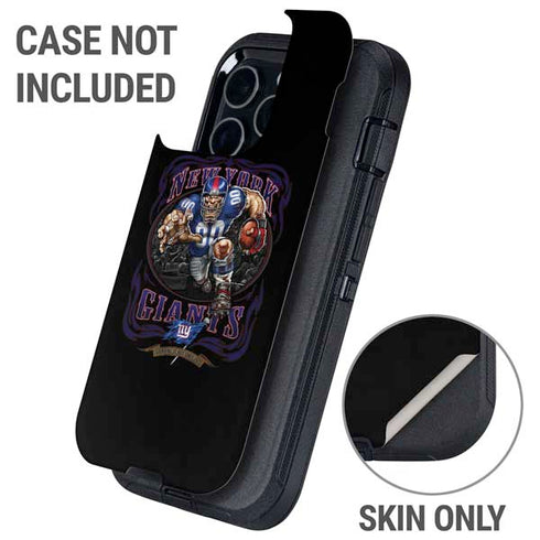 Liquid Blue NFL New York Giants Running Back Otterbox Defender iPhone Skin