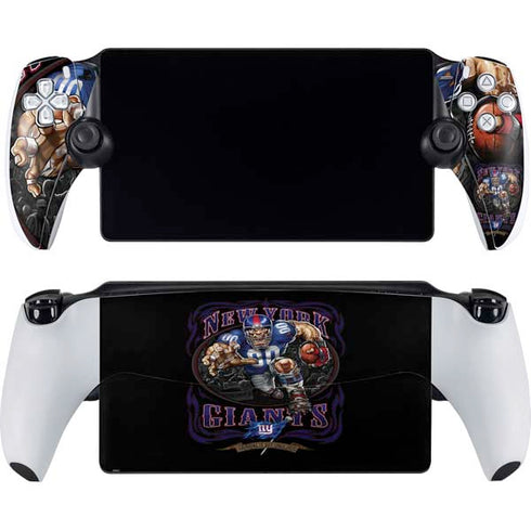 Liquid Blue NFL New York Giants Running Back PlayStation Portal Remote Player Skin