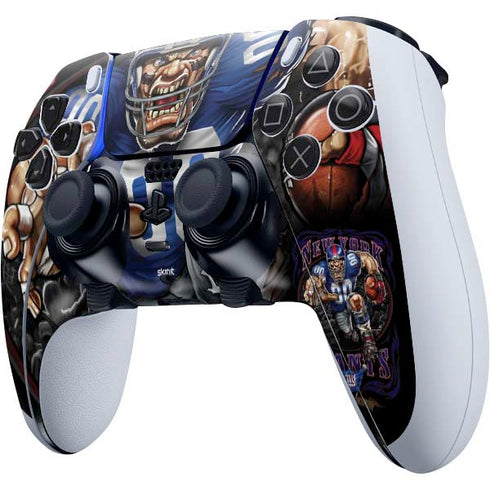 Liquid Blue NFL New York Giants Running Back PS5 DualSense Edge Pro Controller Skin