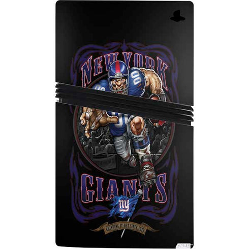 Liquid Blue NFL New York Giants Running Back PS5 Pro Bundle Skin