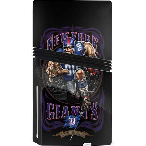 Liquid Blue NFL New York Giants Running Back PS5 Pro Disk Bundle Skin
