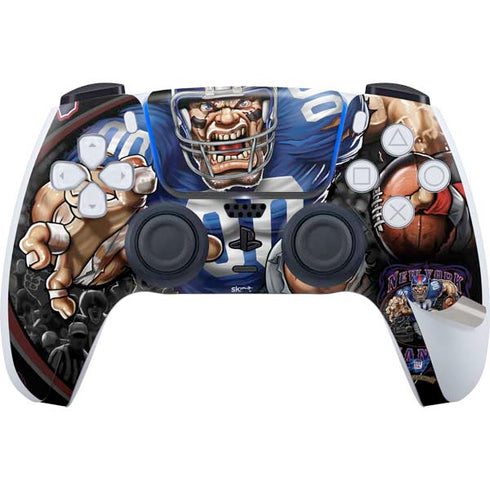 Liquid Blue NFL New York Giants Running Back PS5 Pro Disk Bundle Skin