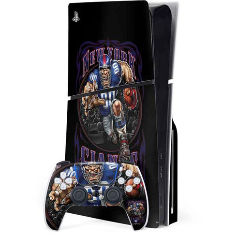 Liquid Blue NFL New York Giants Running Back PlayStation PS5 Skins