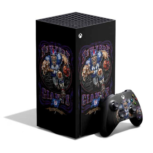 Liquid Blue NFL New York Giants Running Back Xbox Series X Bundle Skin