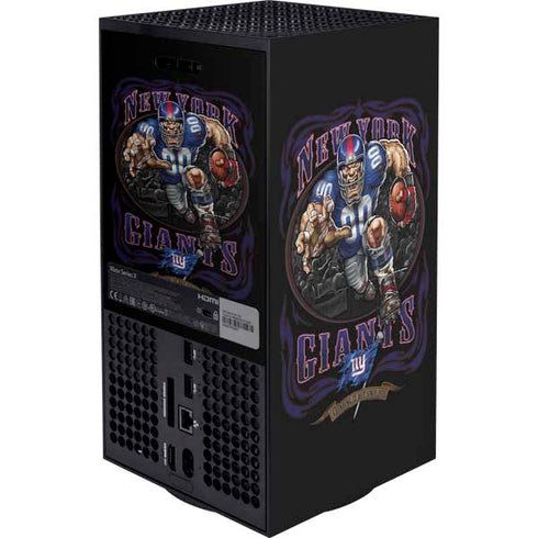 Liquid Blue NFL New York Giants Running Back Xbox Series X Bundle Skin