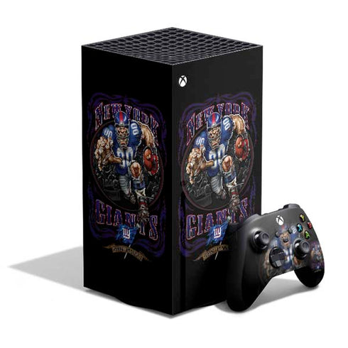 Liquid Blue NFL New York Giants Running Back XBox Series X Digital Edition Bundle Skin