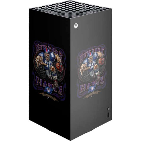 Liquid Blue NFL New York Giants Running Back XBox Series X Digital Edition Console Skin