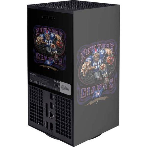 Liquid Blue NFL New York Giants Running Back XBox Series X Digital Edition Console Skin