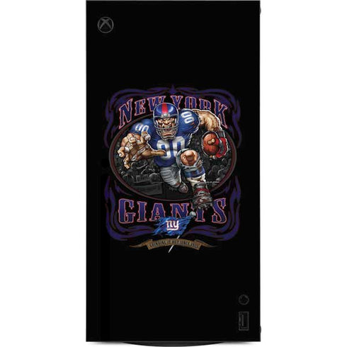 Liquid Blue NFL New York Giants Running Back XBox Series X Digital Edition Console Skin