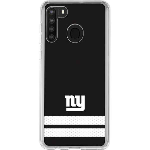 NFL New York Giants Shutout Galaxy A21 Clear Case