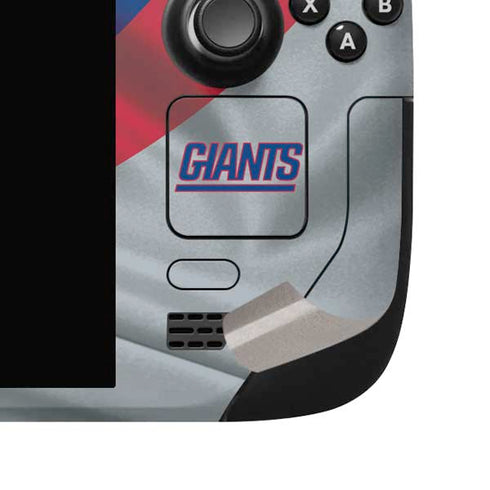 NFL New York Giants Steam Deck Handheld Gaming Computer OLED Skin