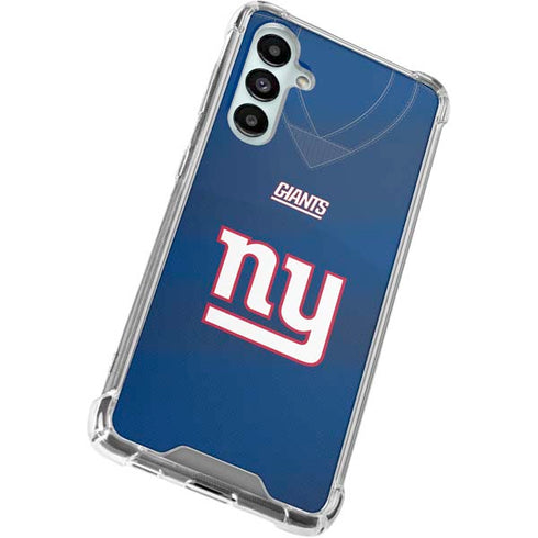 NFL New York Giants Team Jersey Galaxy A16 5G Clear Case