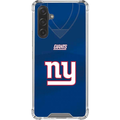 NFL New York Giants Team Jersey Galaxy A17 Clear Case