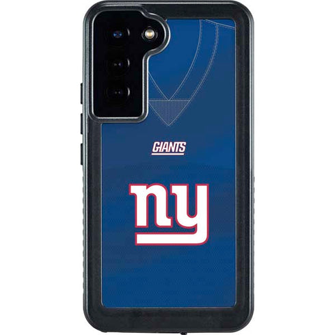 NFL New York Giants Team Jersey Galaxy S24 Plus Waterproof Case
