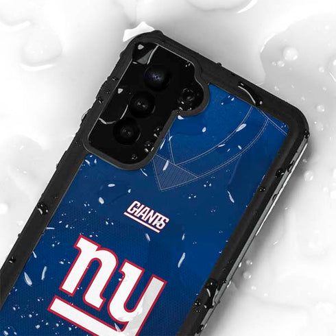 NFL New York Giants Team Jersey Galaxy S24 Plus Waterproof Case