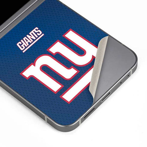 NFL New York Giants Team Jersey Galaxy Z Flip6 Skin