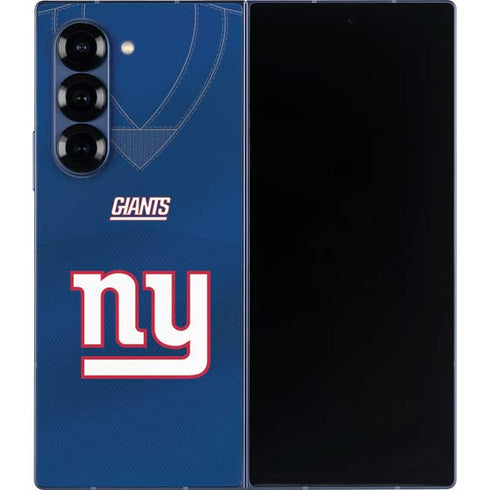 NFL New York Giants Team Jersey Galaxy Z Fold6 Skin