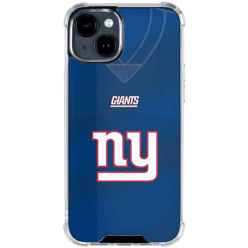NFL New York Giants Team Jersey iPhone 15 Clear Case