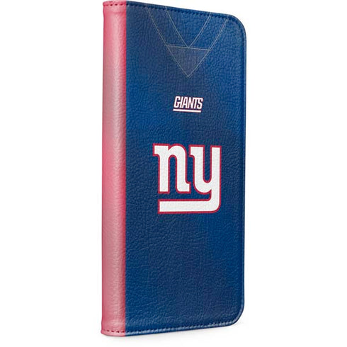 NFL New York Giants Team Jersey iPhone 15 Pro Folio Case