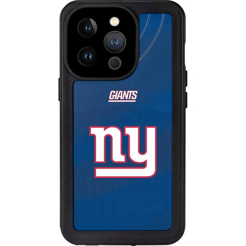 NFL New York Giants Team Jersey iPhone 15 Pro Waterproof Case
