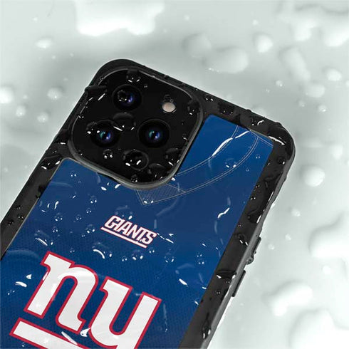NFL New York Giants Team Jersey iPhone 15 Pro Waterproof Case