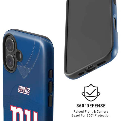 NFL New York Giants Team Jersey iPhone 16 Magsafe Impact Case