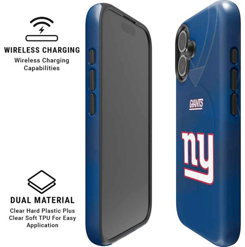 NFL New York Giants Team Jersey iPhone 16 Magsafe Impact Case
