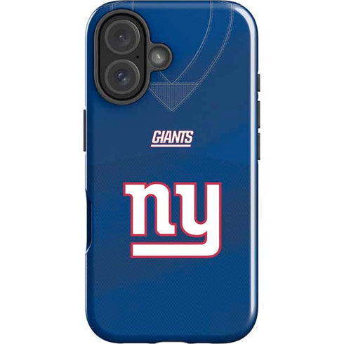 NFL New York Giants Team Jersey iPhone 16 Plus Impact Case