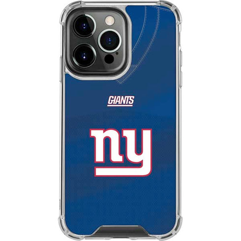 NFL New York Giants Team Jersey iPhone 16 Pro Max Clear Case