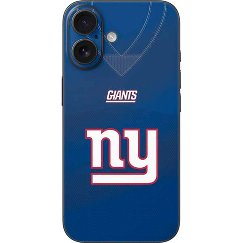 NFL New York Giants Team Jersey iPhone 16 Skin