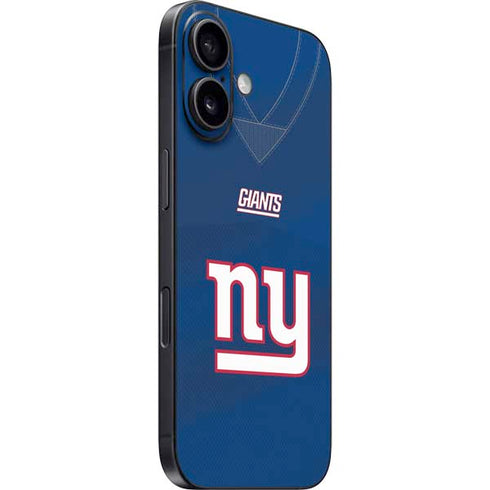 NFL New York Giants Team Jersey iPhone 16 Skin
