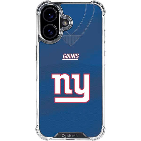 NFL New York Giants Team Jersey iPhone 17 Clear Case