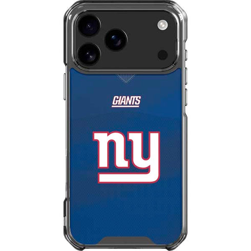 NFL New York Giants Team Jersey iPhone 18 Pro Max Clear Case