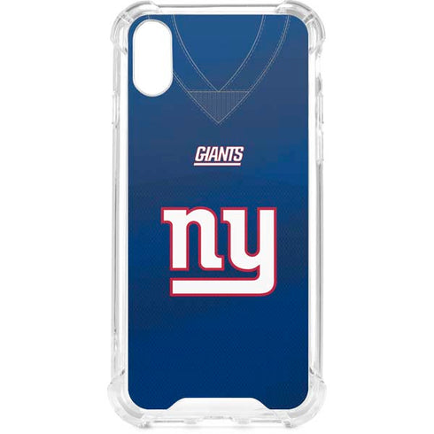 NFL New York Giants Team Jersey iPhone XS Clear Case