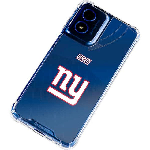 NFL New York Giants Team Jersey Moto G 5G (2024) Clear Case