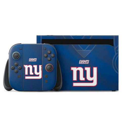 NFL New York Giants Team Jersey Nintendo Skins