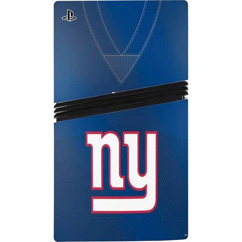 NFL New York Giants Team Jersey PS5 Pro Console Skin