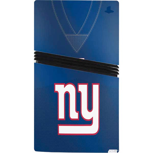 NFL New York Giants Team Jersey PS5 Pro Console Skin