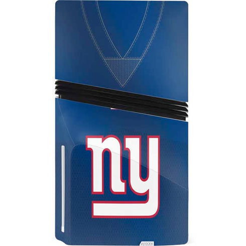 NFL New York Giants Team Jersey PS5 Pro Disk Console Skin
