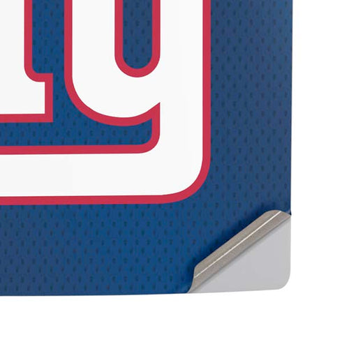 NFL New York Giants Team Jersey PS5 Pro Disk Console Skin