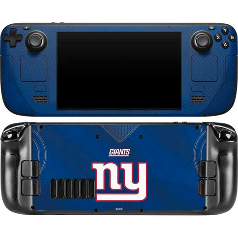NFL New York Giants Team Jersey Steam Deck Handheld Gaming Computer OLED Skin