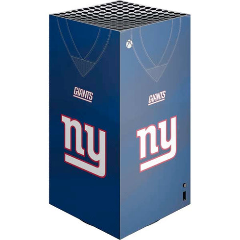 NFL New York Giants Team Jersey XBox Series X Digital Edition Console Skin