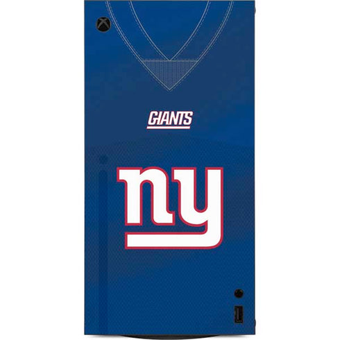 NFL New York Giants Team Jersey XBox Series X Digital Edition Console Skin