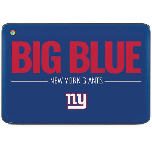 NFL New York Giants Team Motto HP Chromebook Skin