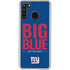 NFL New York Giants Team Motto Galaxy A21 Clear Case