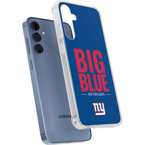 NFL New York Giants Team Motto Galaxy A35 5G Clear Case