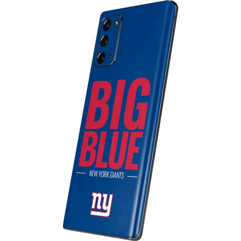 NFL New York Giants Team Motto Galaxy Note20 5G Skin