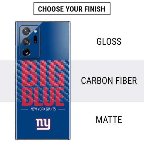 NFL New York Giants Team Motto Galaxy Note20 Ultra 5G Skin
